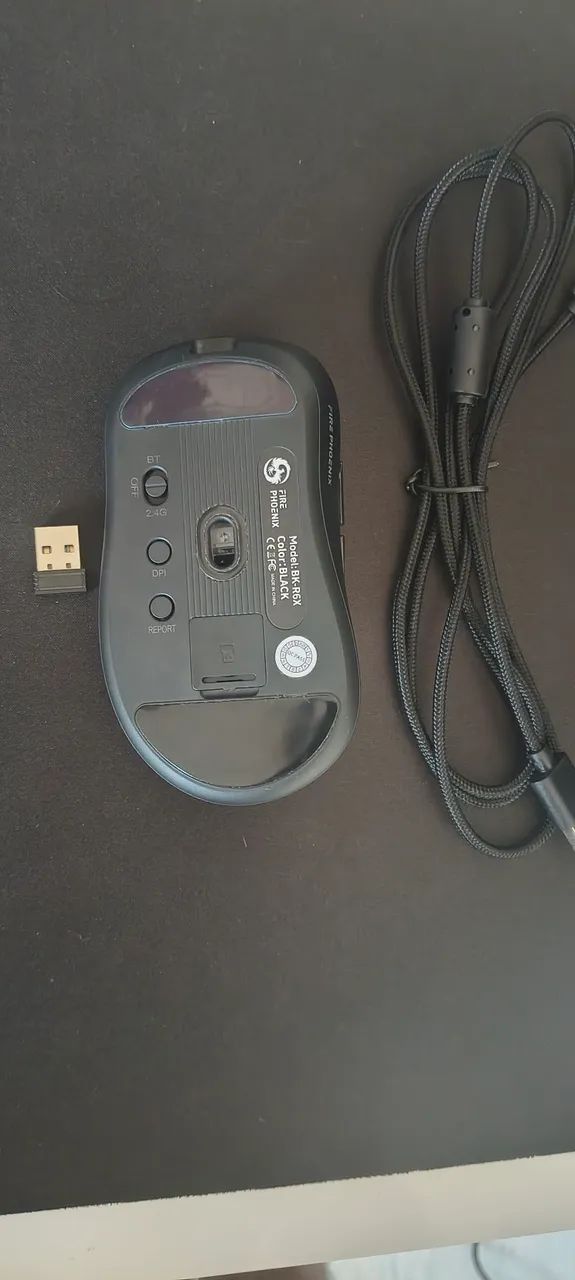 Mouse Fire Phoenix BK-R6X Tri-Mode 18.000 DPI - Foto 2