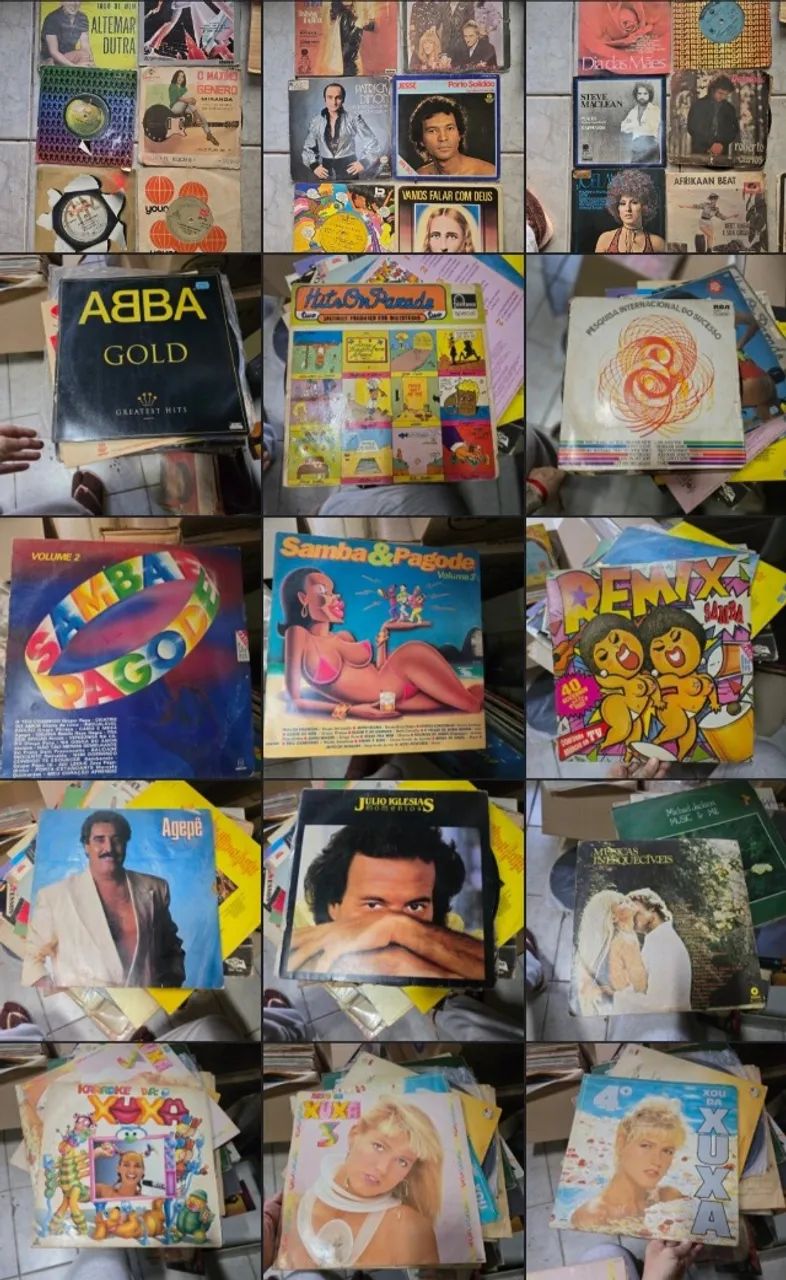 Som antigo com coleção de lps juntos - Foto 2