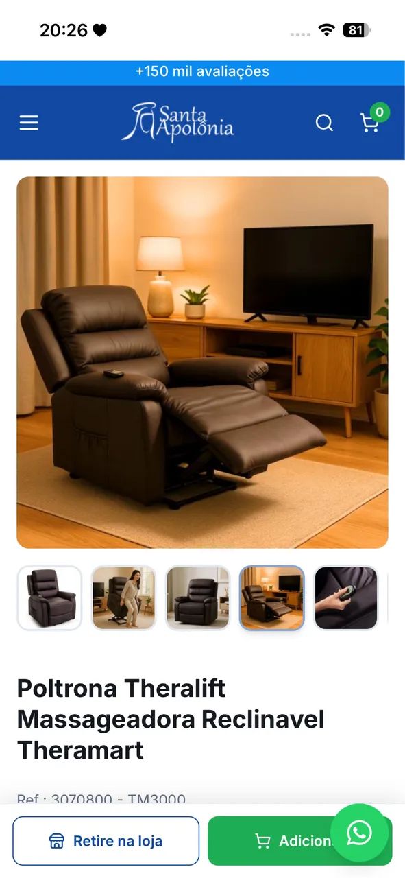 Poltrona reclinável  - Foto 2