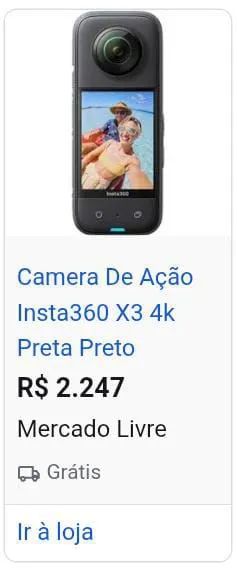 Câmera Insta 360 x3 - Foto 4