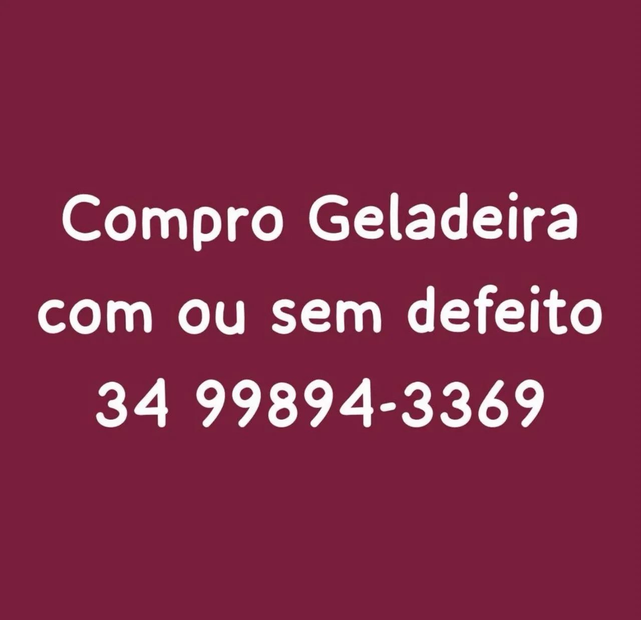 Geladeira compro 