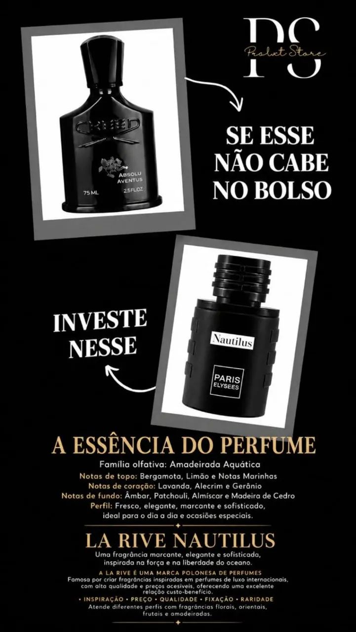 Perfumes la rive, perfume árabe, body splash arabe e relógio  - Foto 4