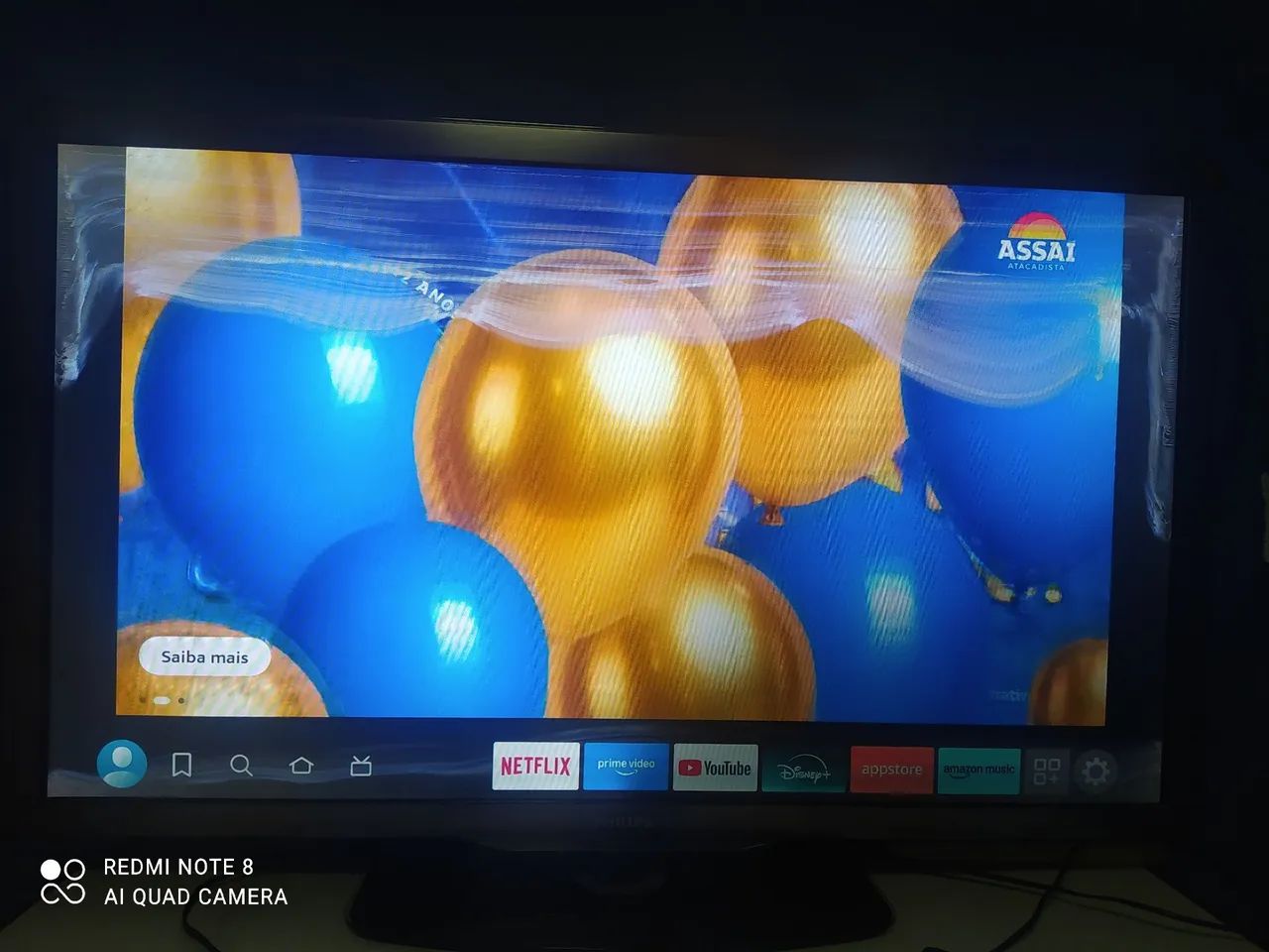 Tv Philips 52 polegadas com mancha  - Foto 2