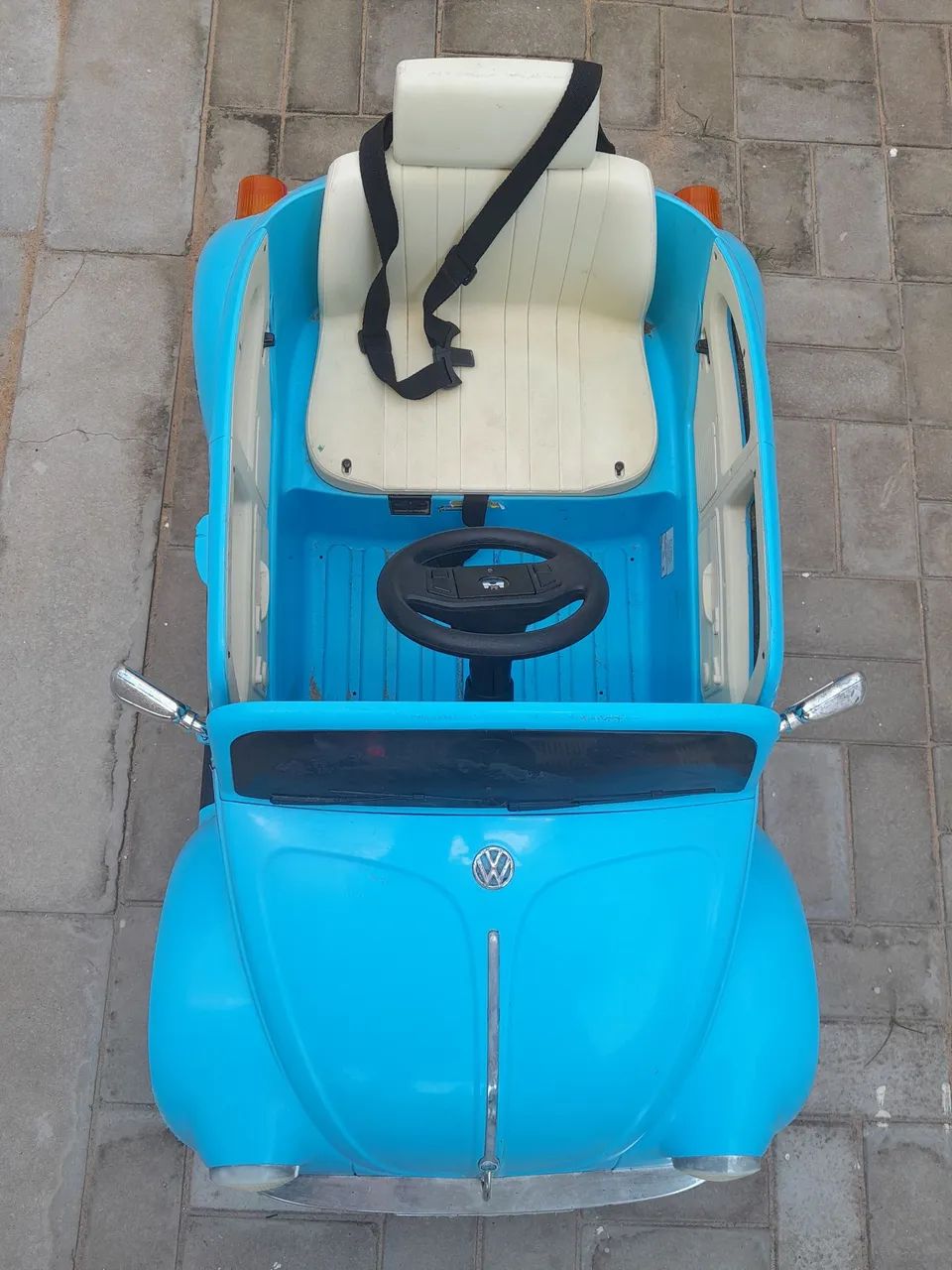 Carrinho elétrico infantil fusca  - Foto 4