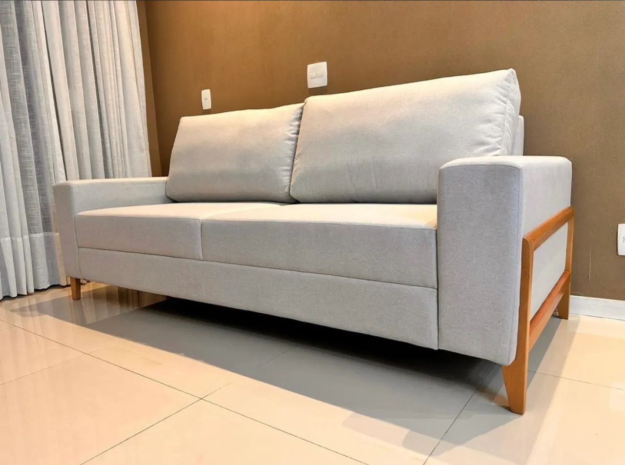 Sofá Siena Lux Linho - Foto 3