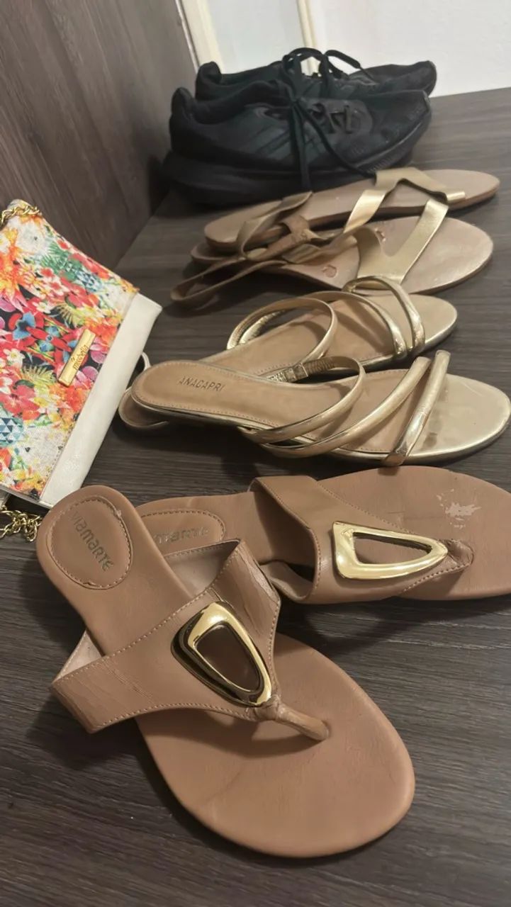 Desapego 4 pares + 2 bolsas