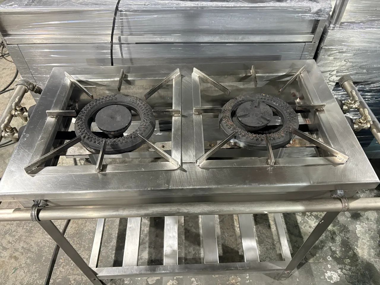 FOGÃO INDUSTRIAL 2 BOCAS EM AÇO INOX (Aceito Cartão)  - Foto 4