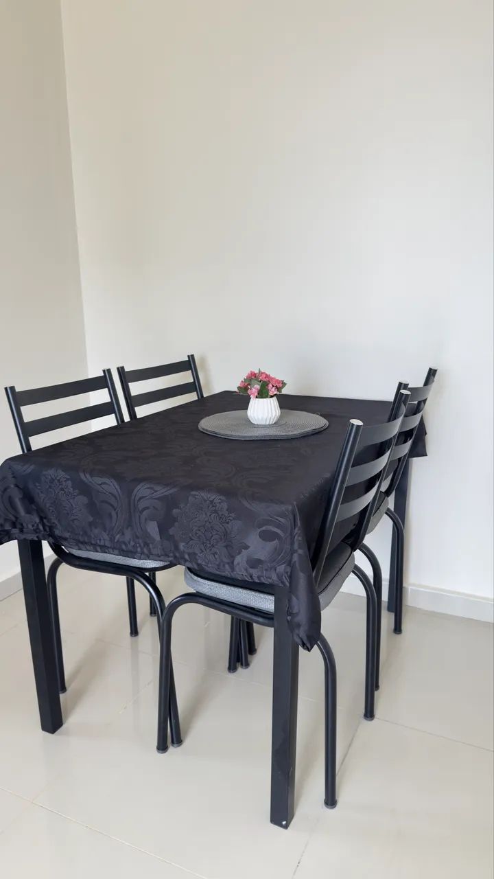 Jogo de mesa de jantar com 4 cadeiras  - Foto 5