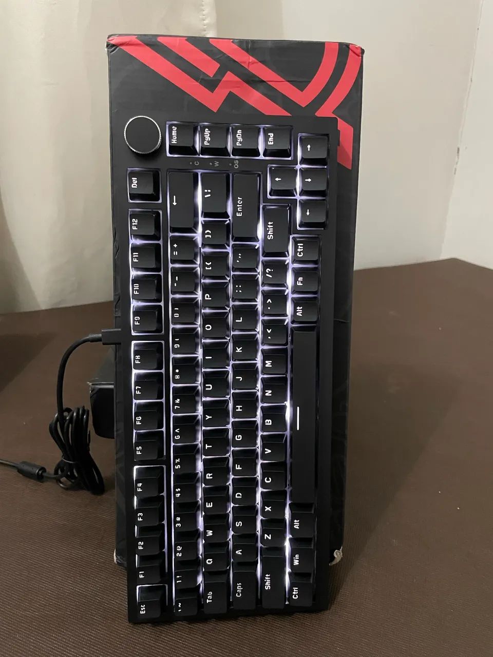 TECLADO MECÂNICO AJAZZ AK820 - PERFORMANCE GAMER E DESIGN COMPACTO - Foto 3