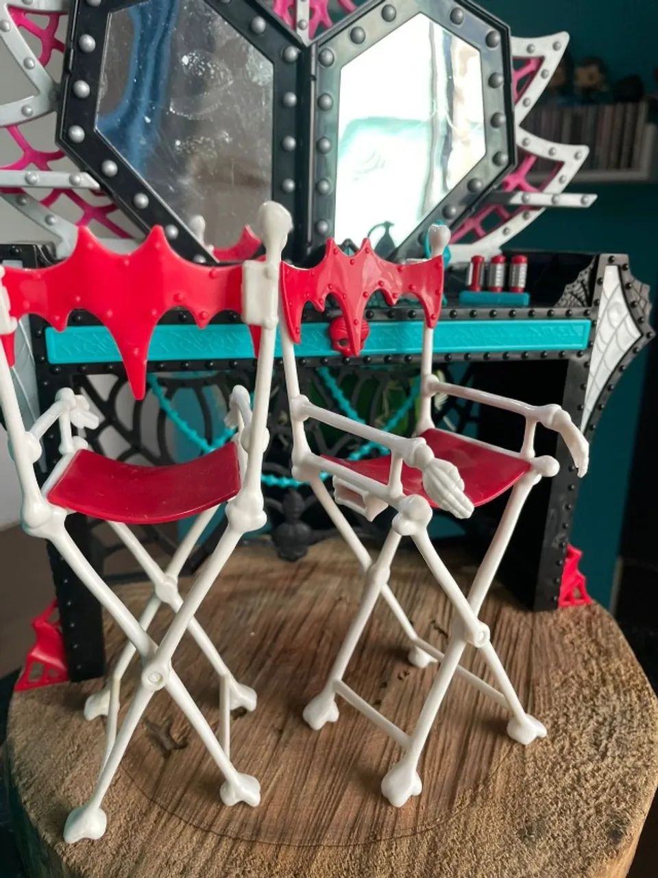 Monster High Penteadeira Com acessorios Monstros Câmera Ação - Usado - Foto 2