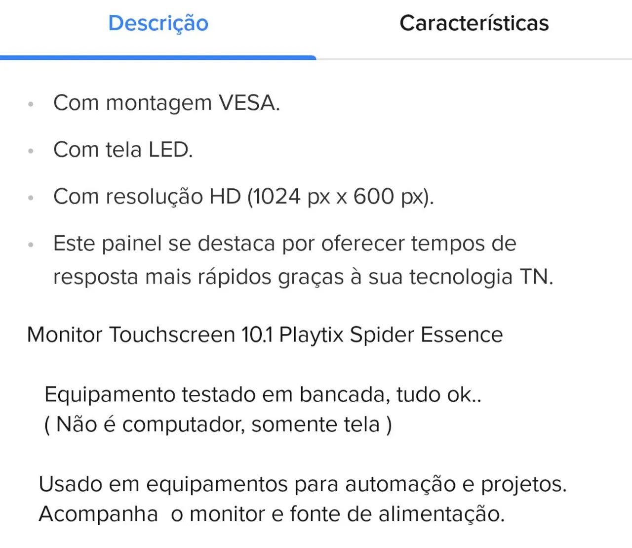 Monitor touchscreen de 10.1 polegadas  - Foto 5