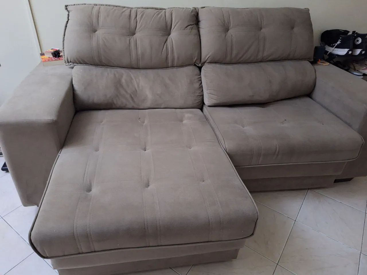 Sofá retrátil 2 lugares