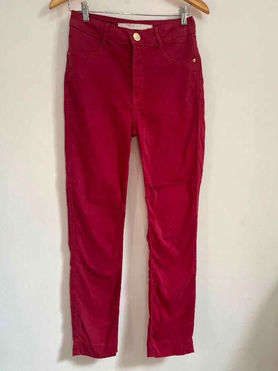 Cakça Jeans Vermelho Vinho TAM 40
