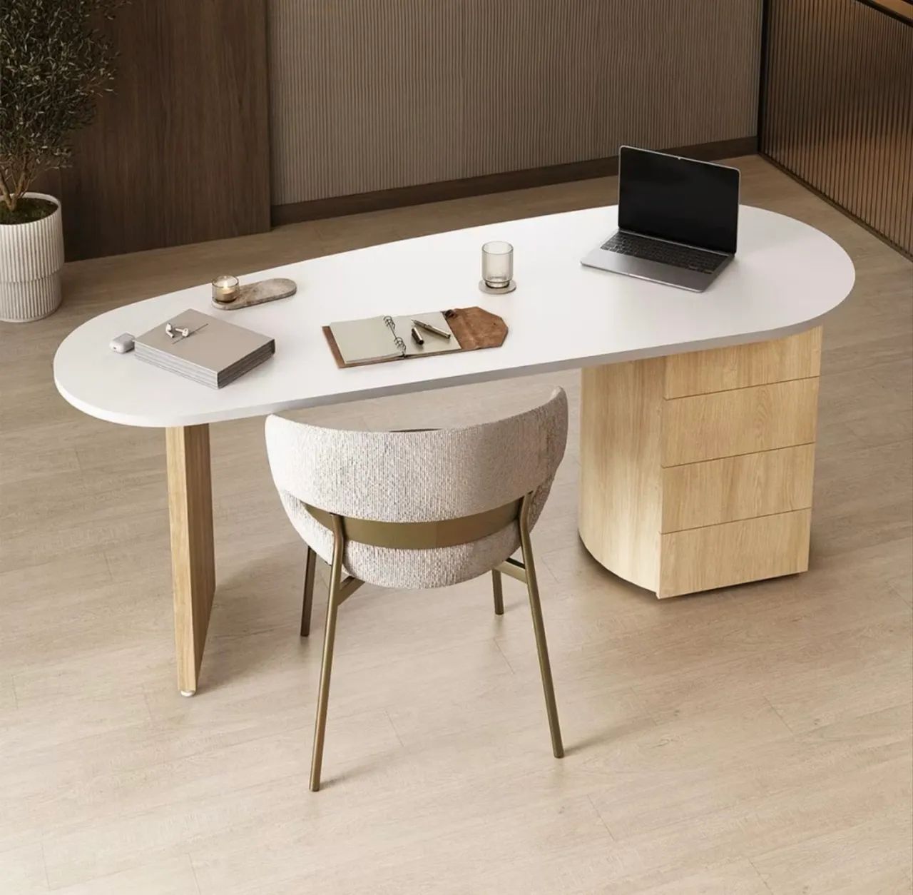 VENDO MESA DE ESCRITÓRIO NOVA NA CAIXA  - Foto 2