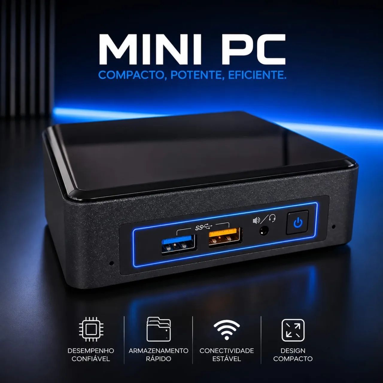 Mini Pc Intel Nuc7i3bnk I3-7100u 8gb Ssd 256gb + Win 11 Pro