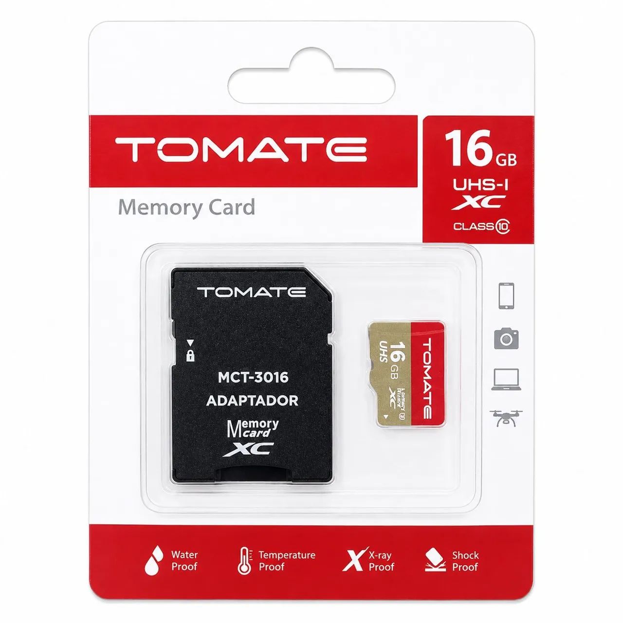 Cartão MicroSD Tomate 16GB MCT-3016 Classe 10 com Adaptador SD - Foto 4