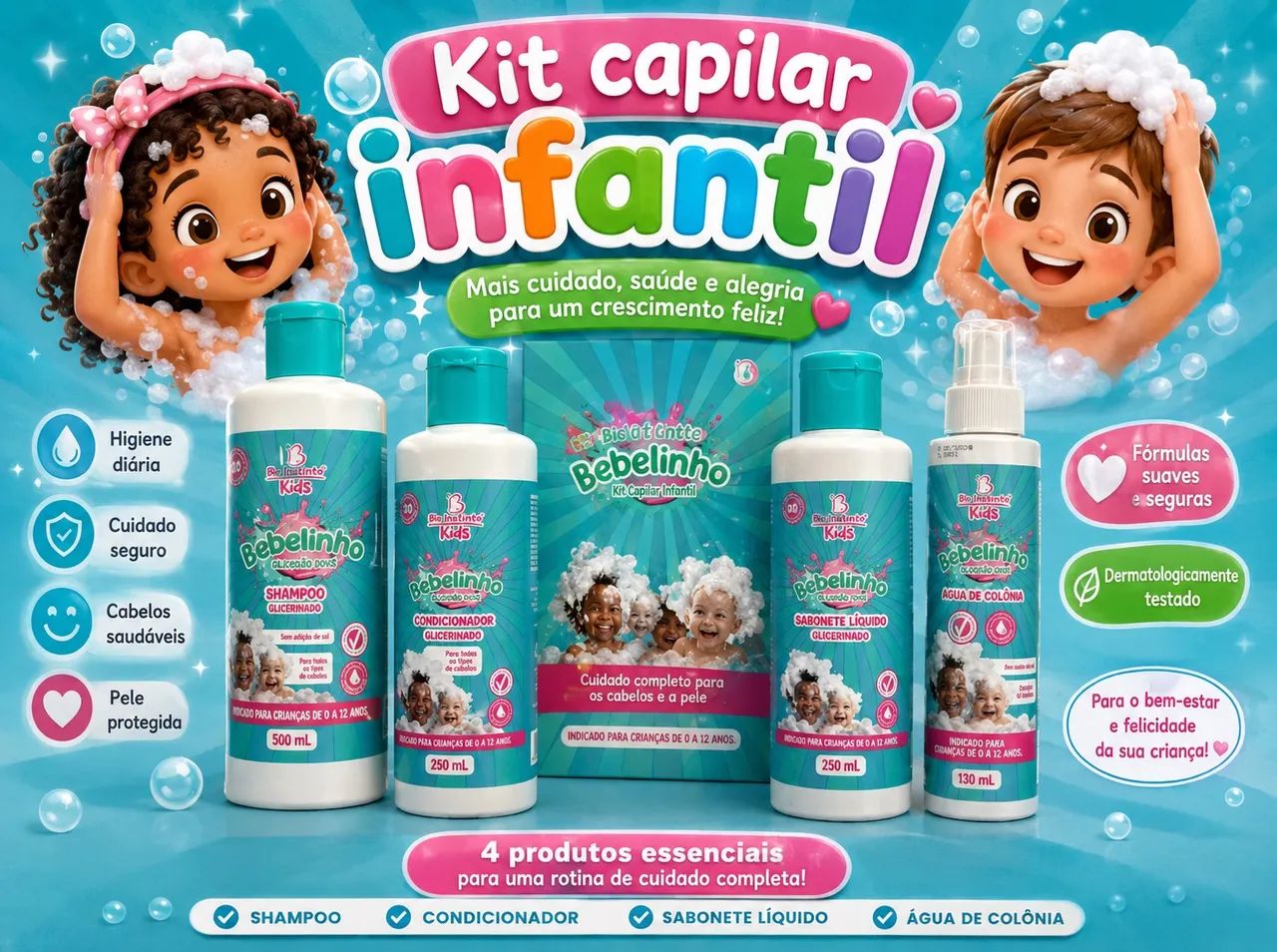 Kit capilar infantil  - Foto 2