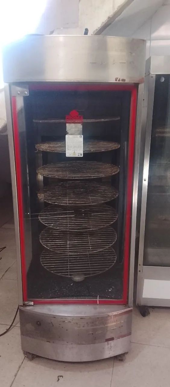 Máquina de frango carrossel 30 frangos 