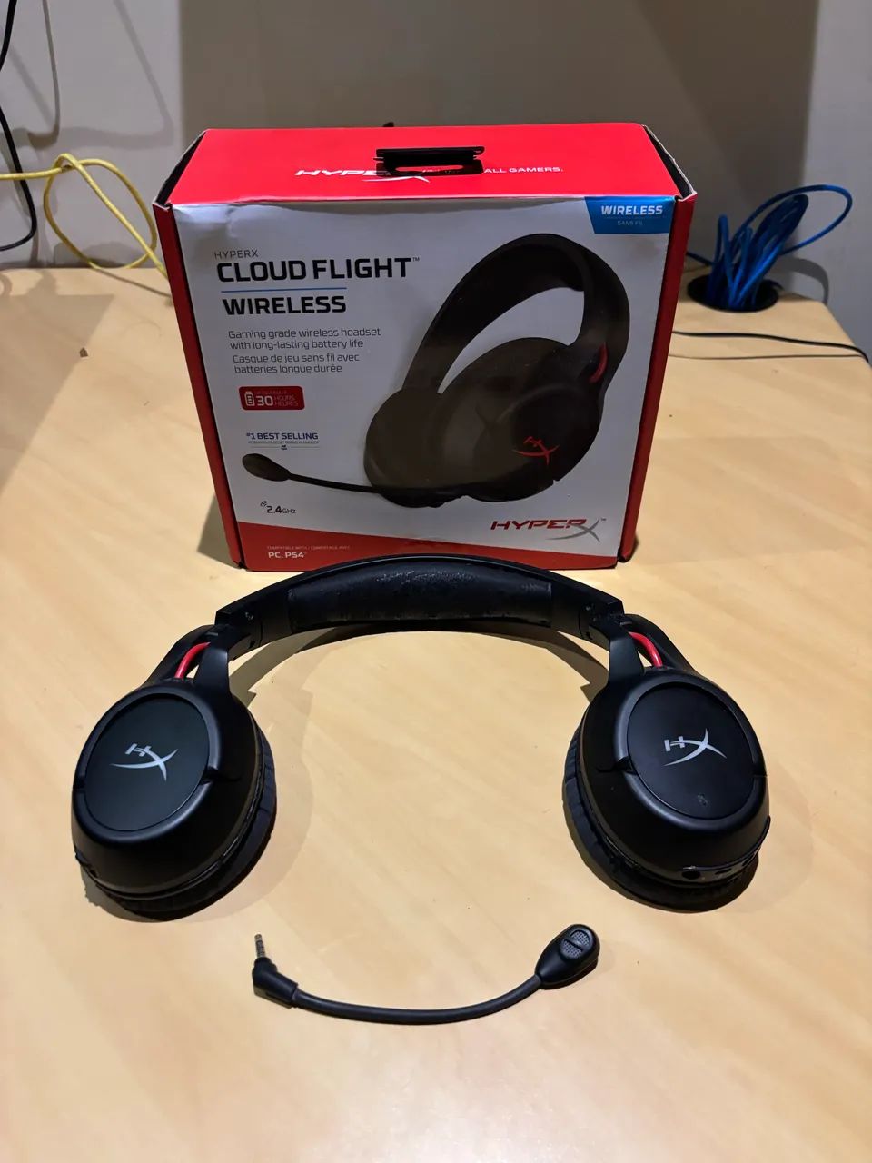 headset HyperX Cloud flight Wireless - Foto 5
