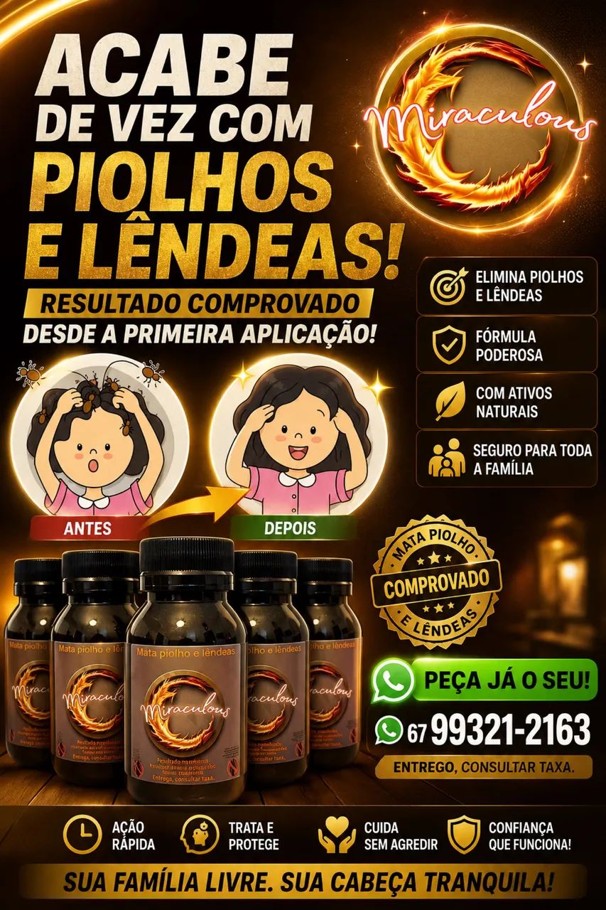 Mata piolho e lêndea 