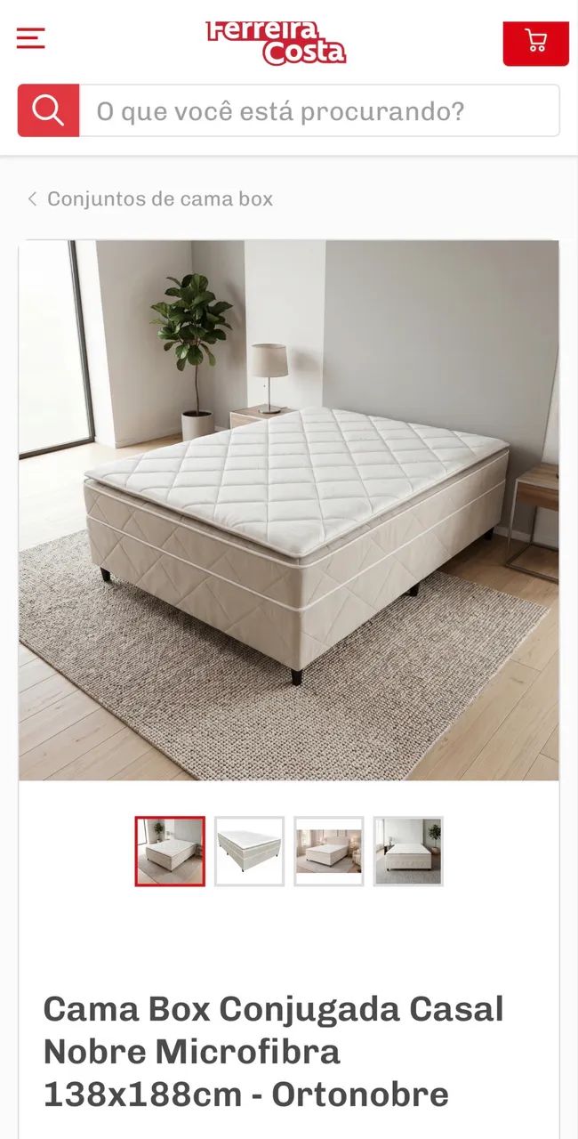 Cama box casal Ortonobre  - Foto 4