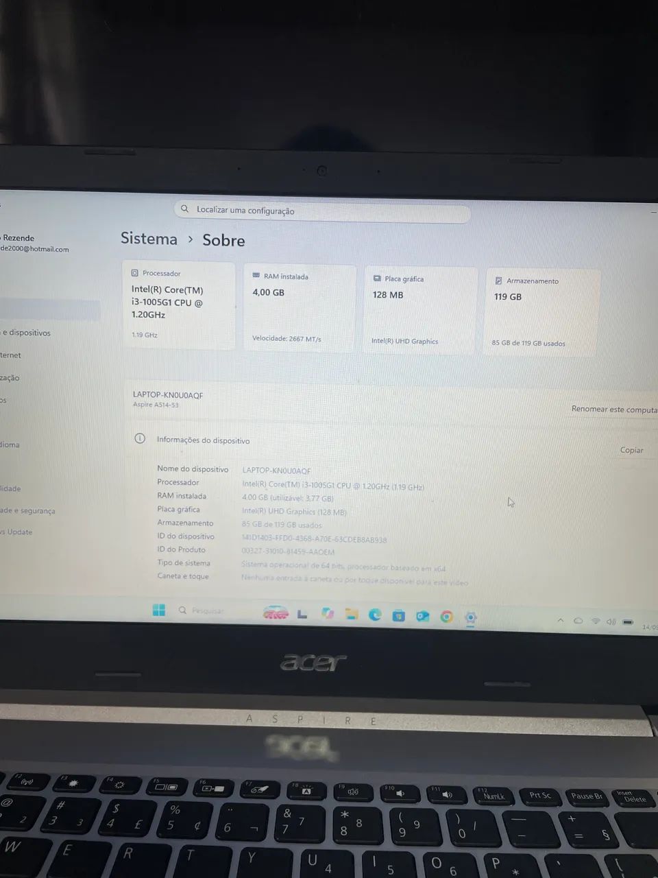 Vendo Notebook Acer Novo - Foto 4