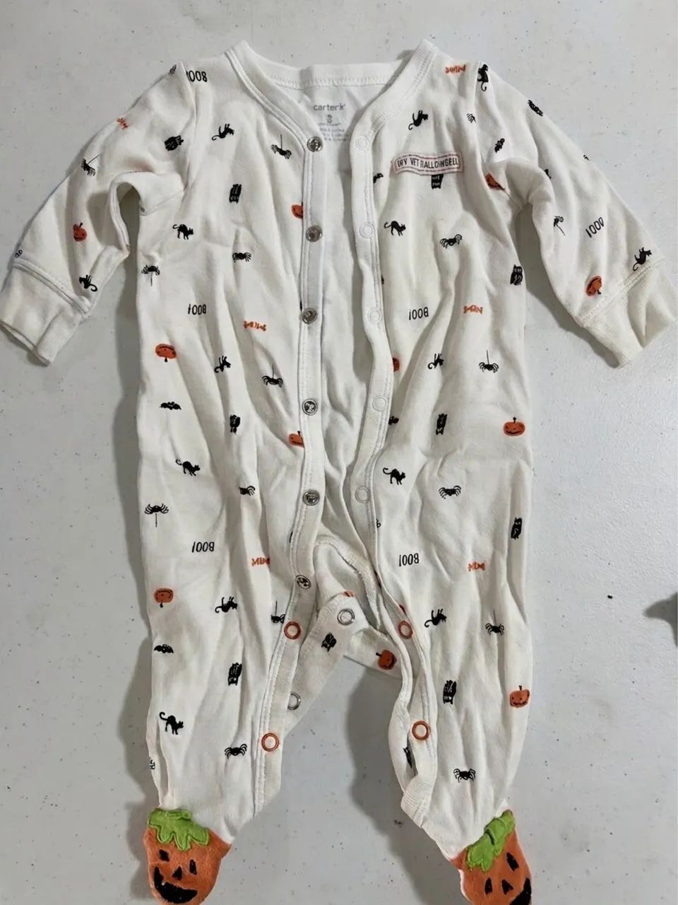 Macacão Carters halloween 3 meses
