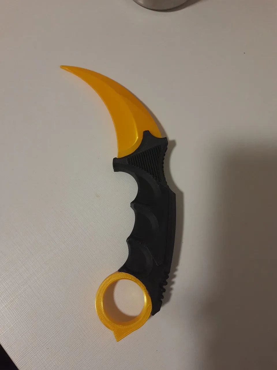 Karambit dourada - Foto 2