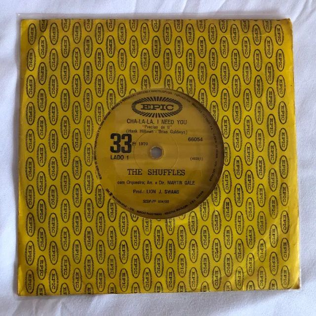 The Shuffles: Cha-la-la I Need You (1970) Vinil Compacto - Foto 3