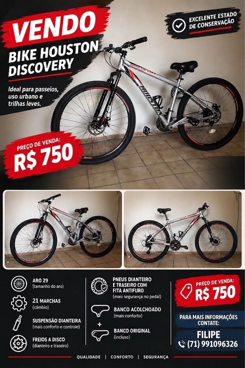 Bicicleta Houston Discovery