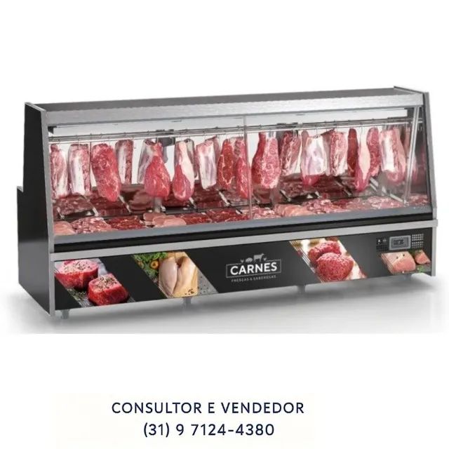 Balcão de Açougue 3 Metros Gelopar 220v