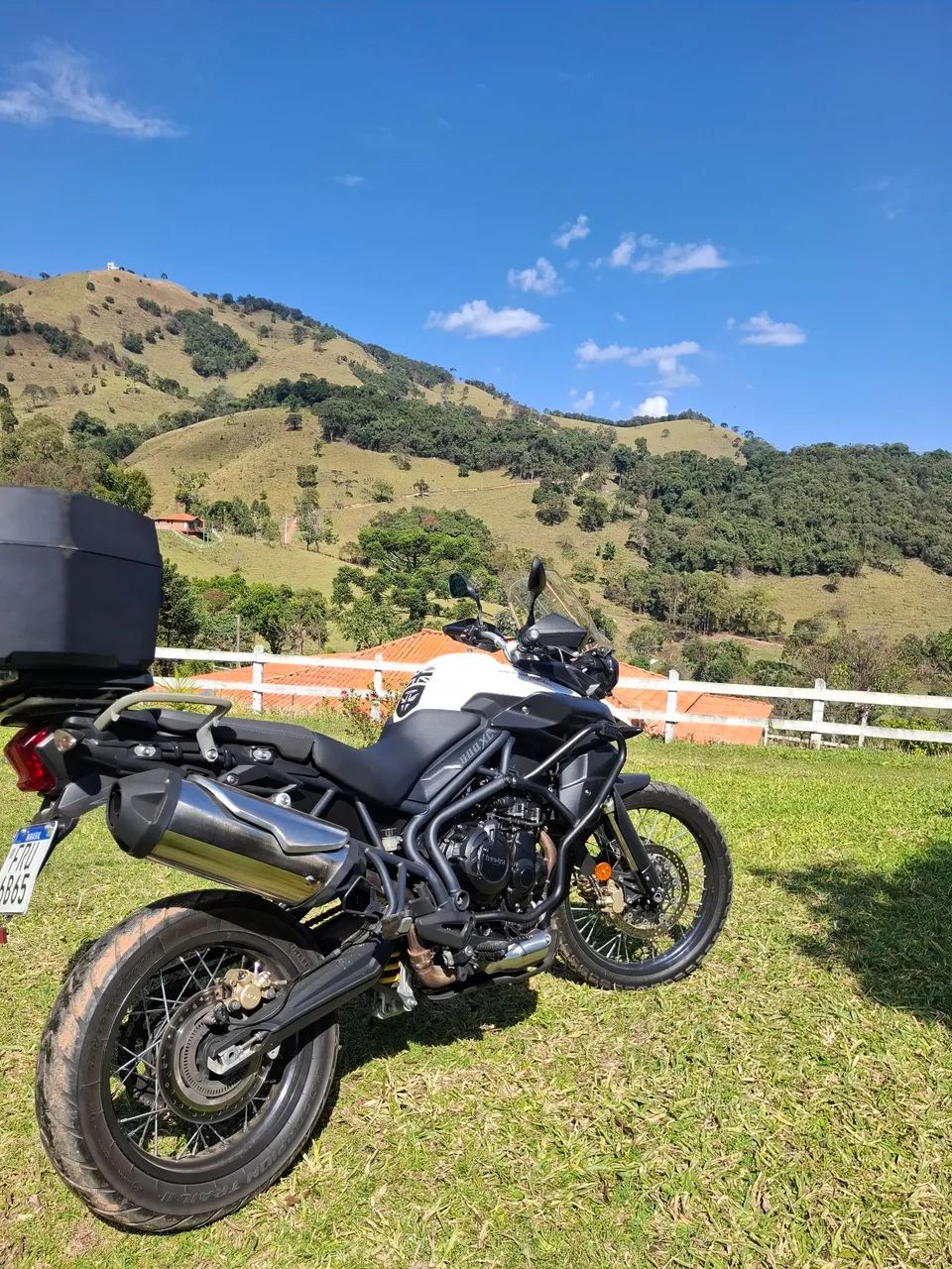 Tiger 800xc manual e chave reserva 