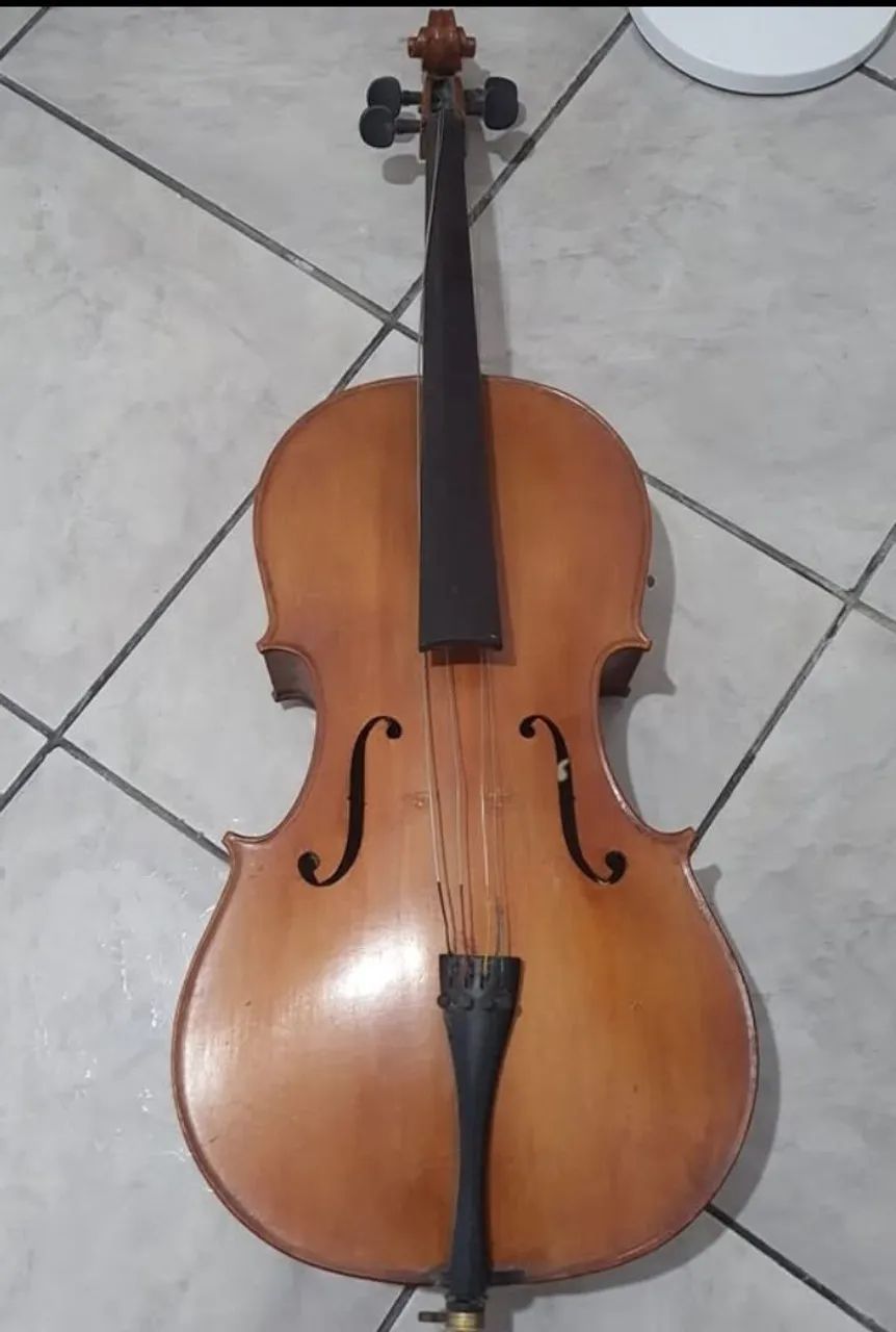 VENDO Violoncelo 7/8 com arco carbono _ ACEITO TROCA POR PIANO TAMBÉM  - Foto 2