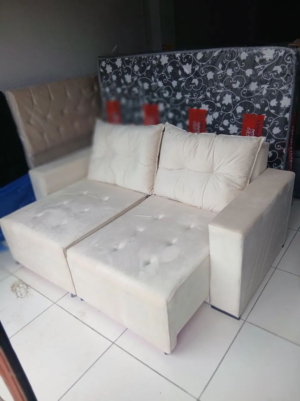 SOFA RETRÁTIL E RECLINAVEL (MOSTRUÁRIO) - Foto 4