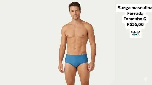 Sunga masculina adulto - Foto 3