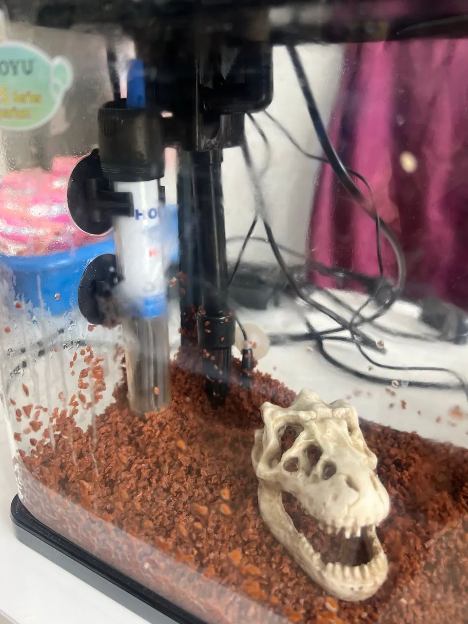 Aquário Boyu Curvo MS 220 7,5 Litros Preto + Termostato Hopar 25w + Termômetro Digital - Foto 3