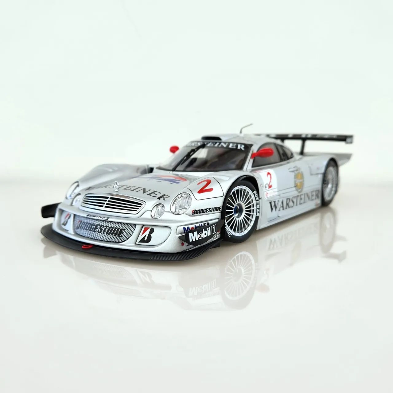 Miniatura Mercedes CLK GTR AutoArt 1:18 Klaus Ludwig 