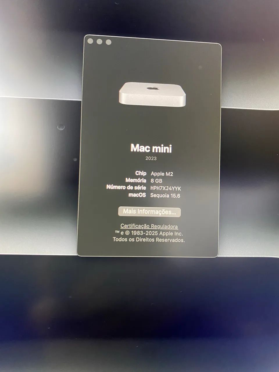 Mac Mini M2 2023 - 8gb 256gb - praticamente novo. - Computadores e