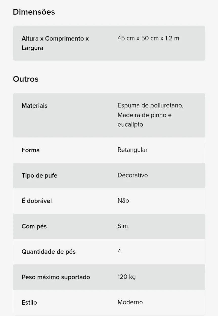 Kit de 02 PUFFS - Foto 4