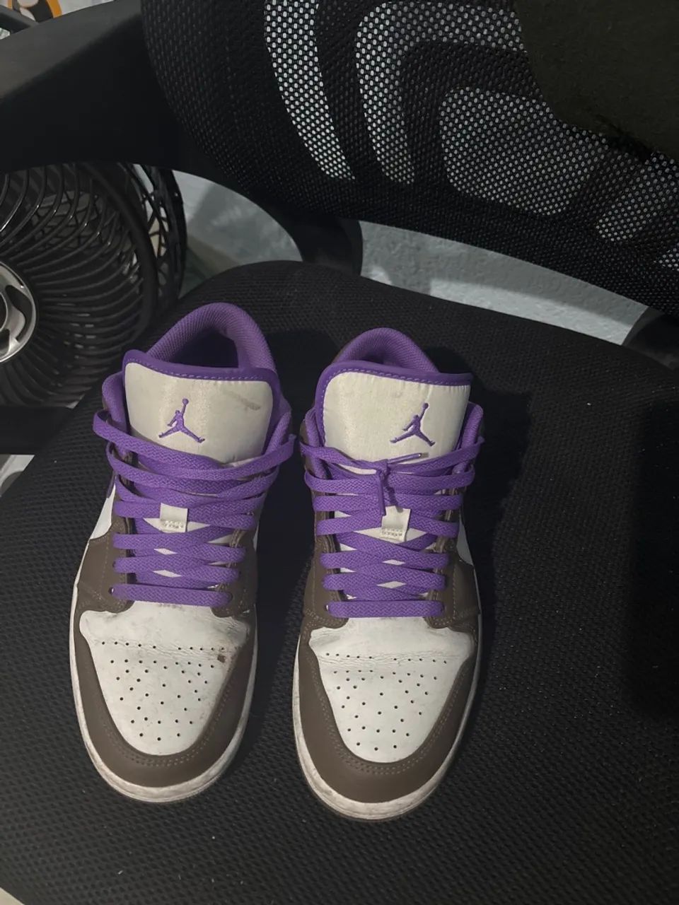 Tênis Jordan cano baixo roxo  - Foto 2