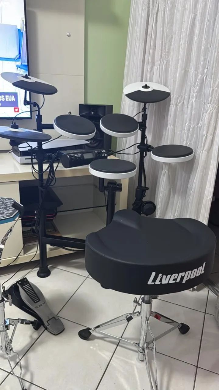 Bateria Eletrônica Roland Td4kp - Foto 2