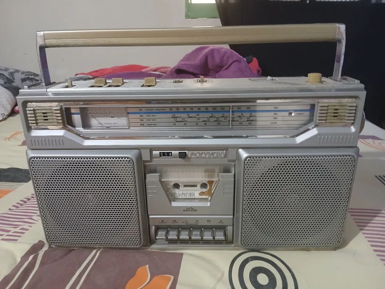Radio gravador polyvox 