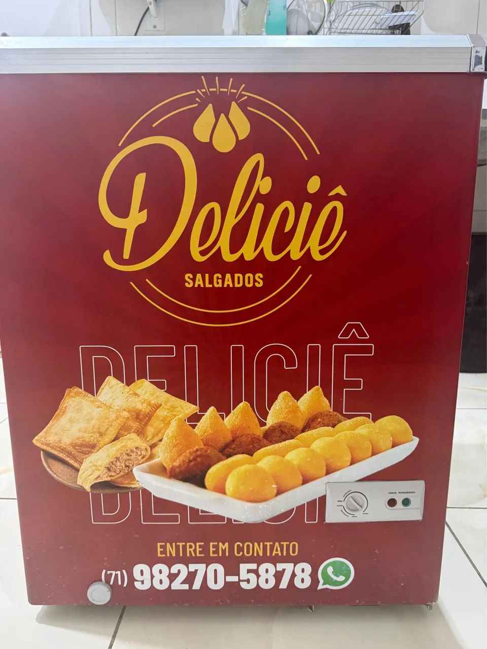 Vendo Freezer 120L Tampa de Vidro - Foto 4
