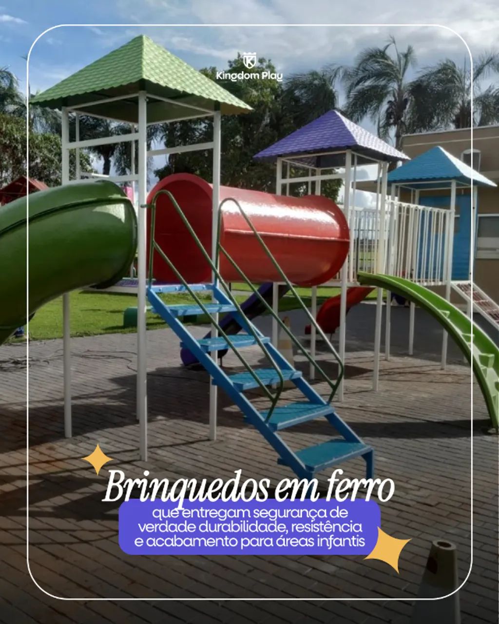 Playground em Ferro - Brinquedoteca em Ferro