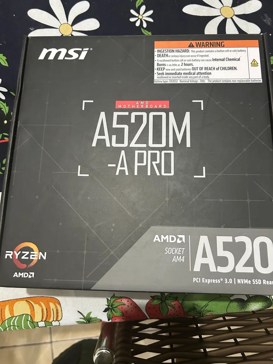 placa mãe ryzen AMD a520M a-pro 