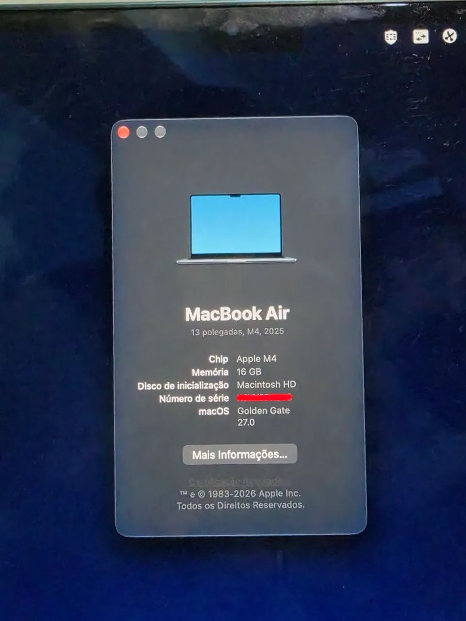 Macbook Air M4 - 16GB e 256GB - Foto 2