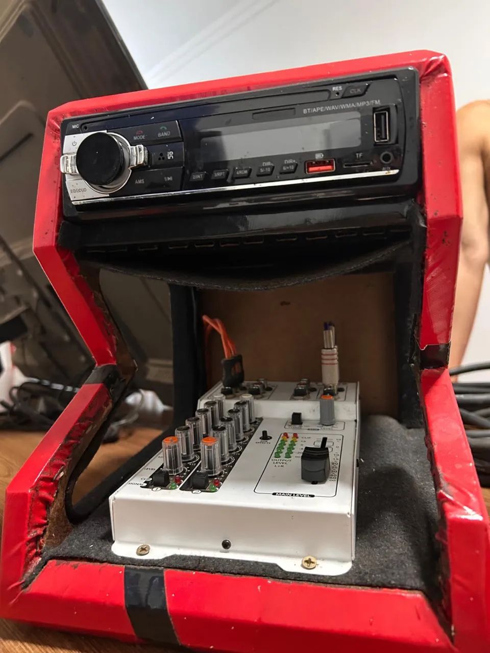 Caixa de som bob com rack, led e mesa  - Foto 4
