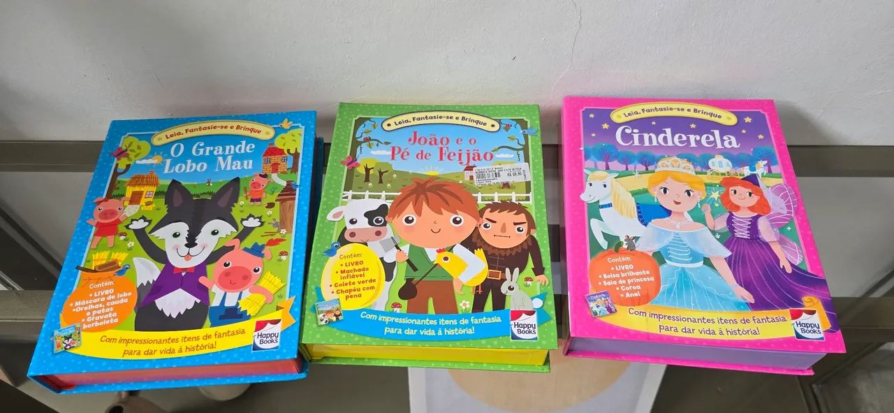 Conjunto livro infantil tematico