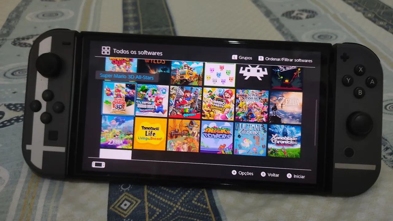 Nintendo Switch OLED Desbloqueado + Acessórios  - Foto 2