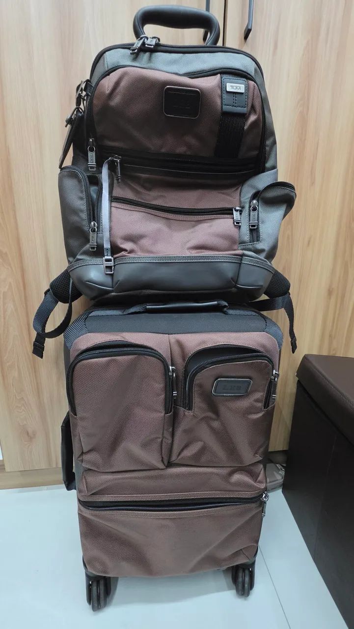 Pack Viagem Tumi: mochila e mala de bordo